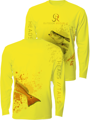 Heads/Tails Wrap - UPF 50 Performance Shirt (Unisex)