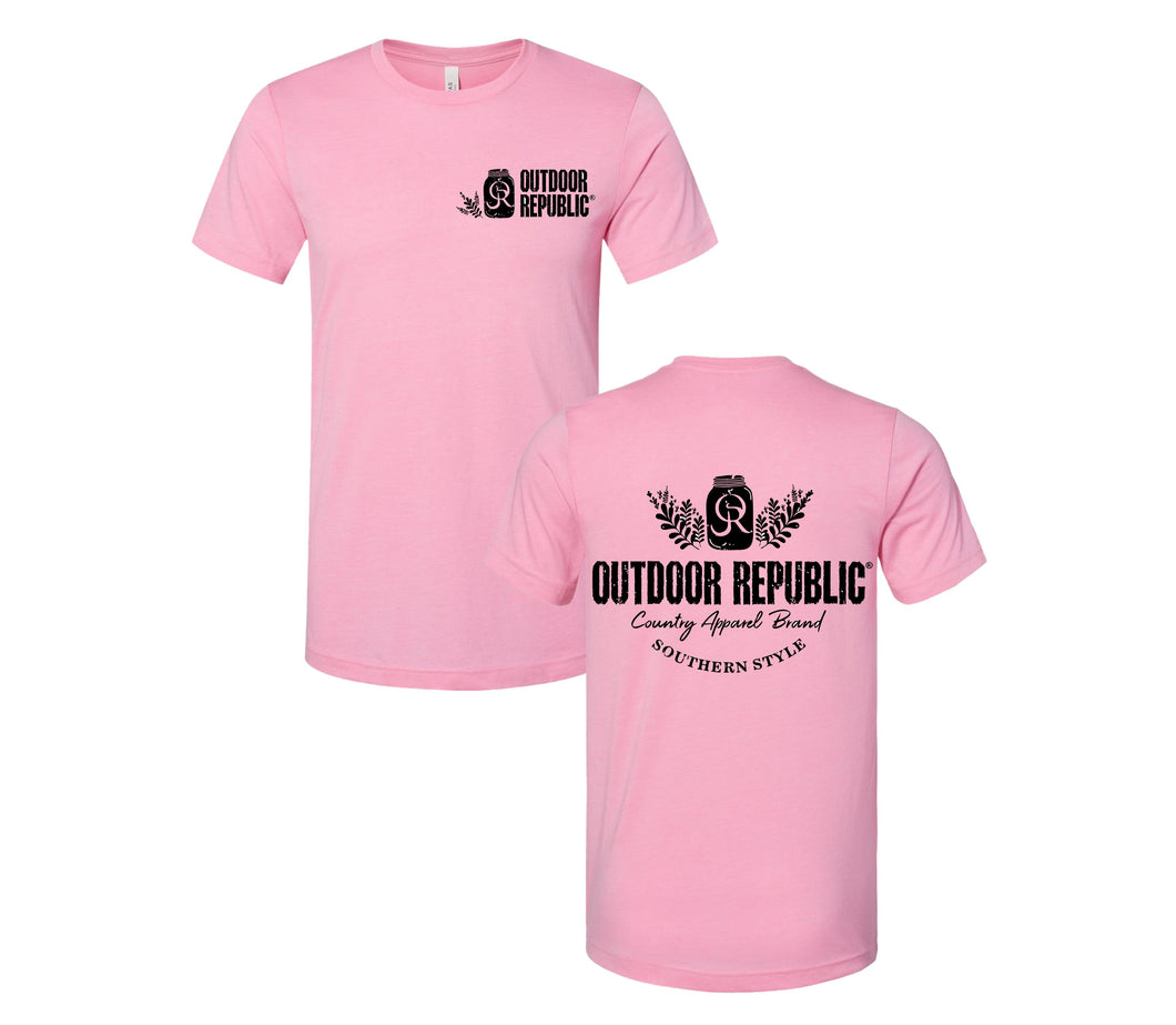 Southern Style Mason Jar T-Shirt (Ladies Design)