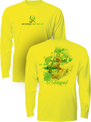 Tranquil Tides - UPF 50 Performance Shirt (Unisex)