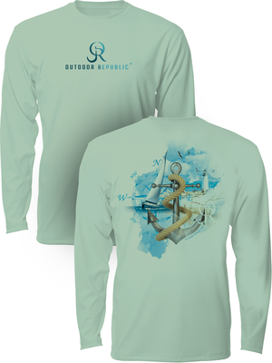 Tranquil Tides - UPF 50 Performance Shirt (Unisex)