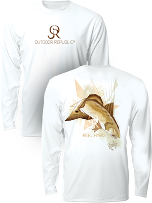 Reel Hard Redfish - UPF 50 Performance Shirt (Unisex)