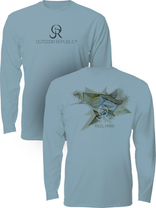 Reel Hard Snook- UPF Performance Shirt (unisex)