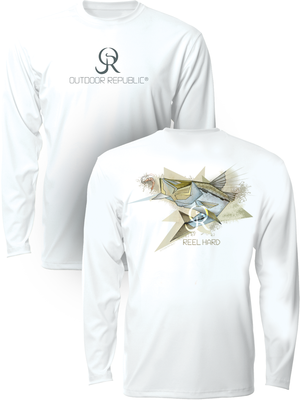 Reel Hard Snook- UPF 50 Performance Shirt (Unisex)