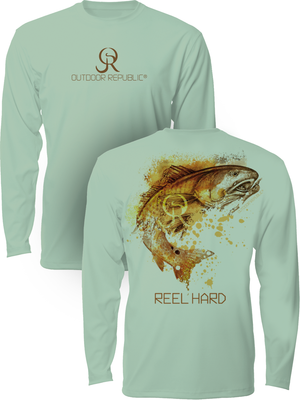 Splatter Red - UPF 50 Performance Shirt (Youth)