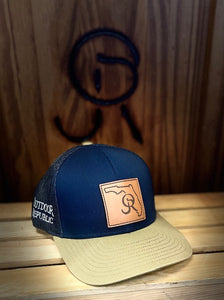 State Road Leather Patch Low Profile Snap back