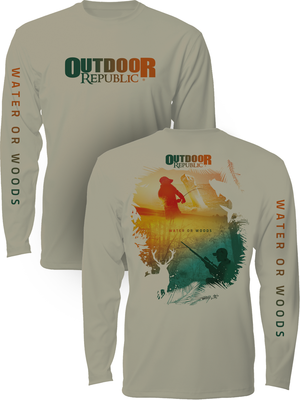 Water or Woods - UPF 50 Performance Shirt (Unisex)