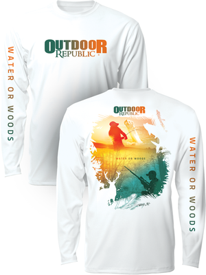 Water or Woods - UPF 50 Performance Shirt (Unisex)