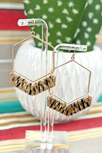 Bent Pine Earrings