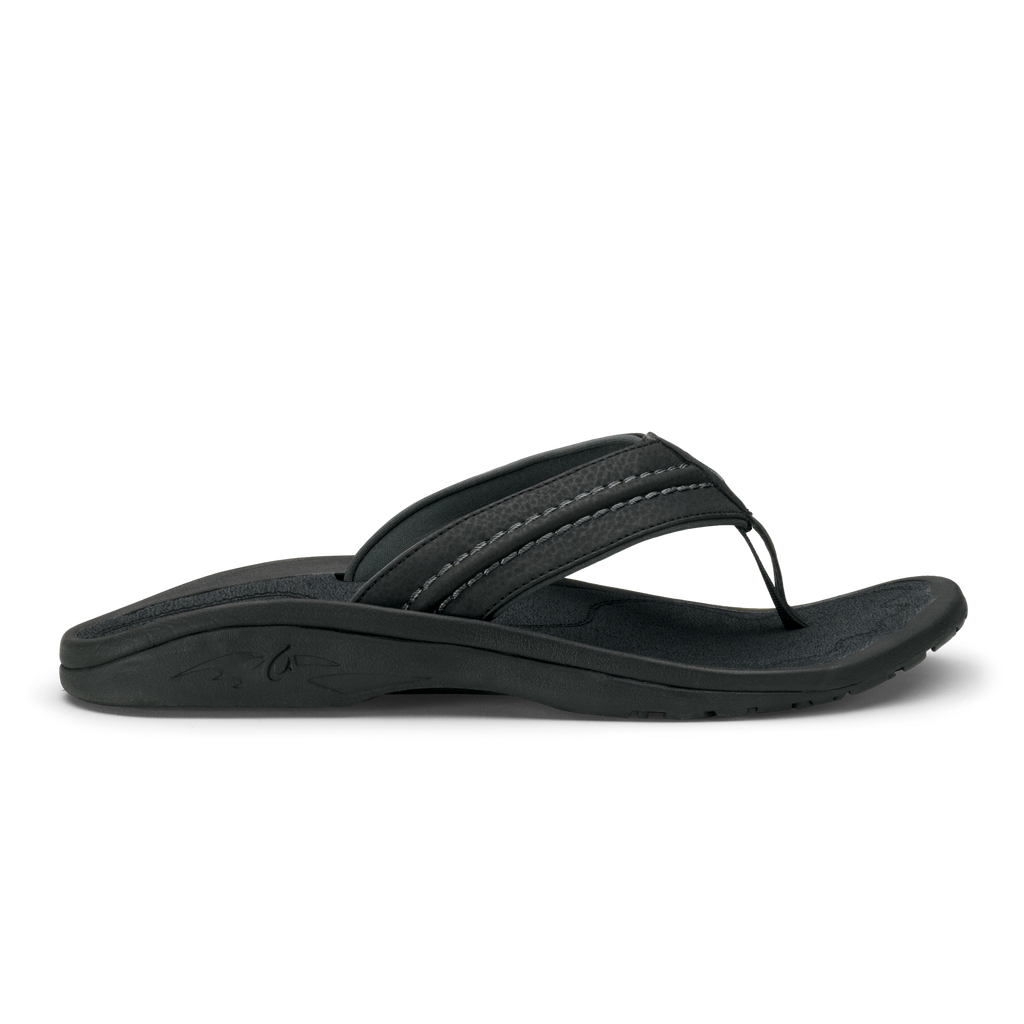 Olukai Men's Hokua Black Sandal