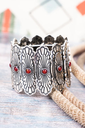 Saxonburg Iridescent Wide Bracelet