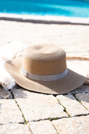 Sunshine & Sparkles Natural Straw Sun Hat