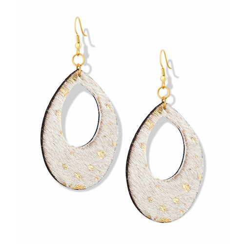 Myra Gold Speckle Earring