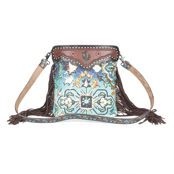 Myra Idealistic Hand-Tooled Bag