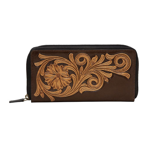 Myra Maroon Royalty Wallet