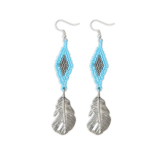 Myra Feathered Earring