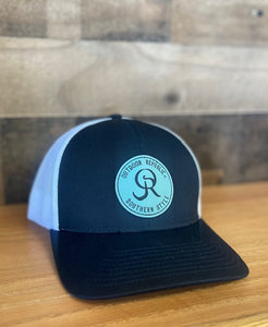 Southern Style Circle Leather Patch Low-Profile Snapback